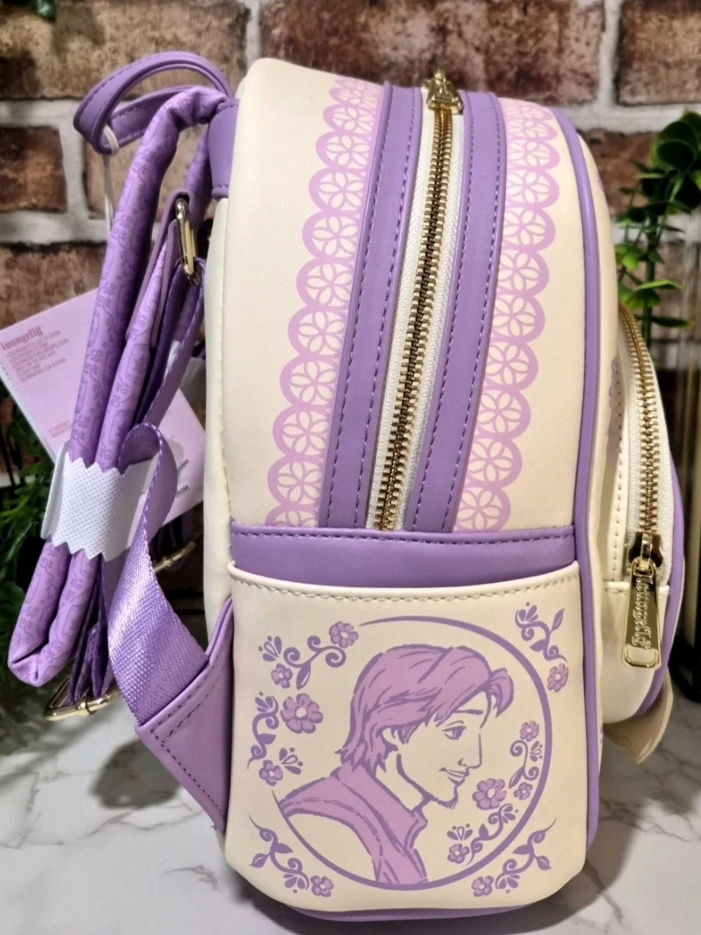 Loungefly Disney Tangled Rapunzel Sketched Mini Backpack  ☆NWT